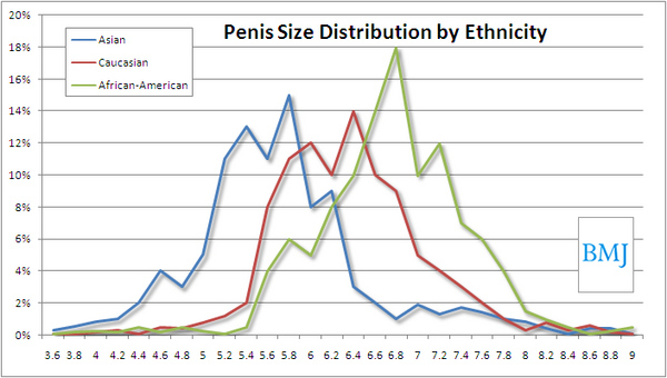 Penis Size By Ethnicity